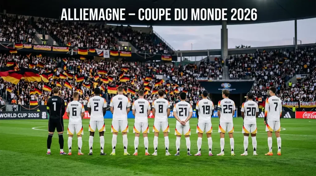 L'équipe d'Allemagne de Jamal Musiala et Florian Wirtz au Mondial 2026