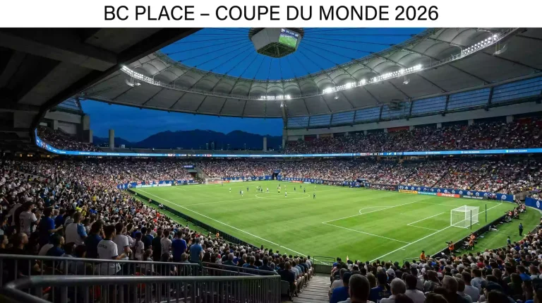 BC Place à Vancouver, stade canadien de la Coupe du Monde 2026