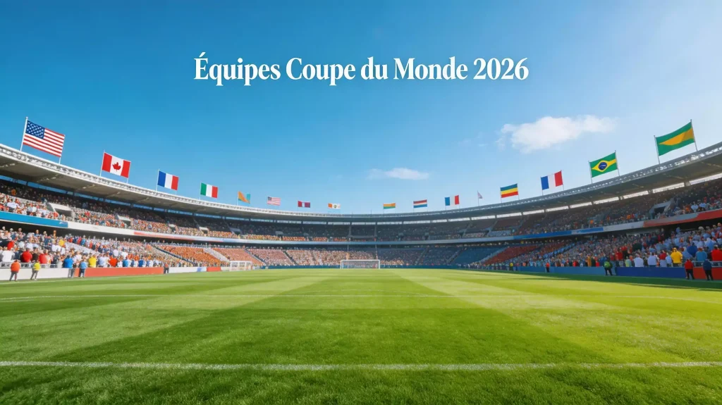 Les 48 équipes qualifiées pour la Coupe du Monde 2026 au Canada, États-Unis et Mexique