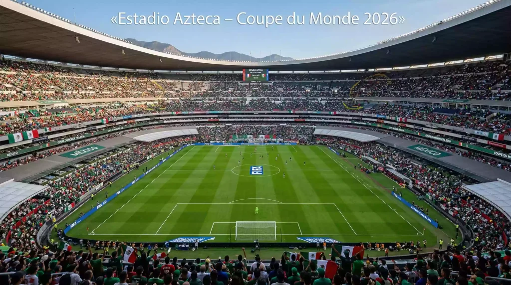 Estadio Azteca à Mexico, stade du match d'ouverture de la Coupe du Monde 2026