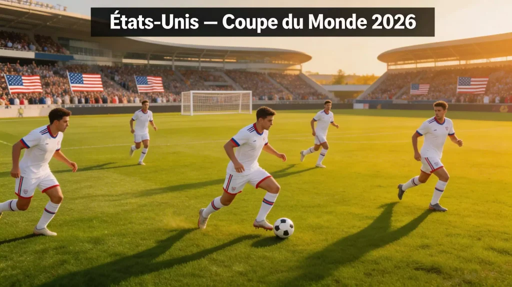 L'équipe des États-Unis de Christian Pulisic joue à domicile lors du Mondial 2026