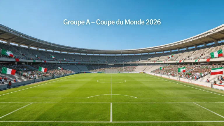 Groupe A de la Coupe du Monde 2026 avec le Mexique, la Corée du Sud, l'Afrique du Sud et la Tchéquie
