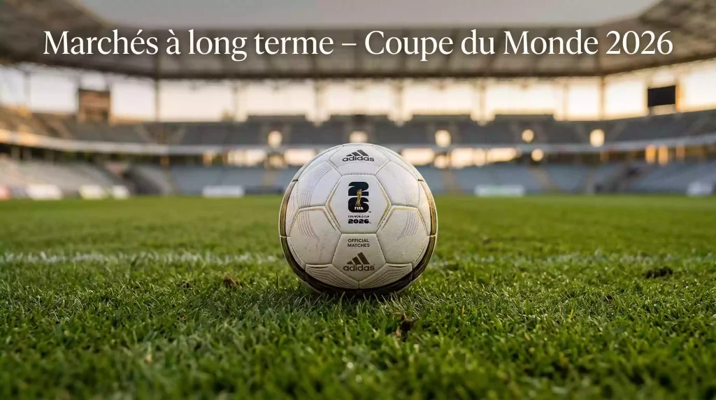 Tableau des cotes à long terme pour le vainqueur de la Coupe du Monde 2026