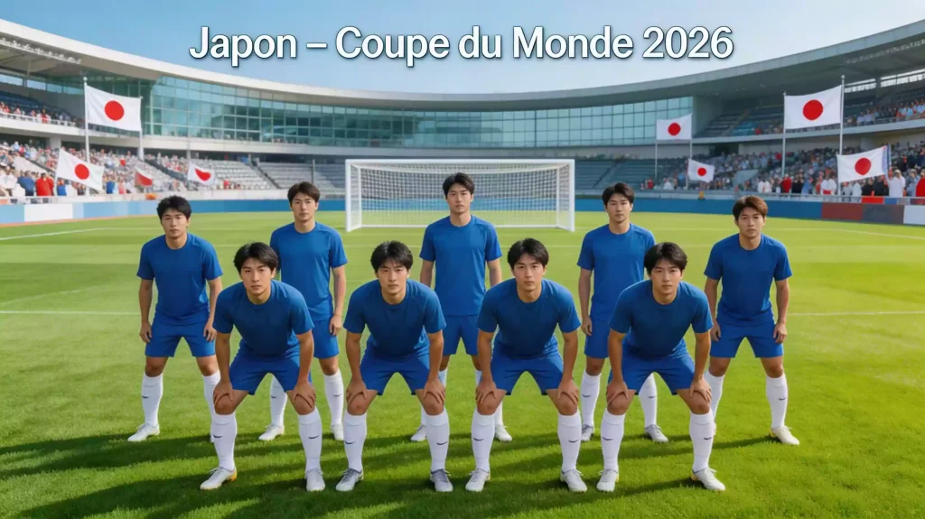 L'équipe du Japon les Samouraïs Bleus au Mondial 2026