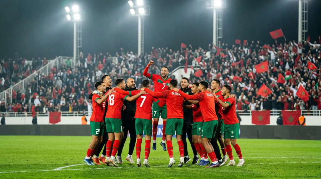 L'équipe du Maroc les Lions de l'Atlas au Mondial 2026