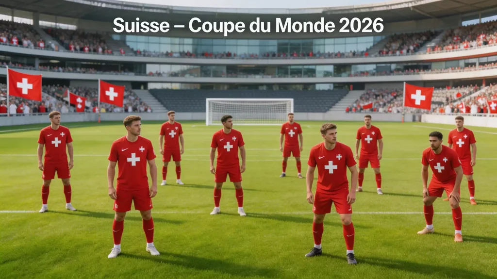 L'équipe de Suisse la Nati au Mondial 2026